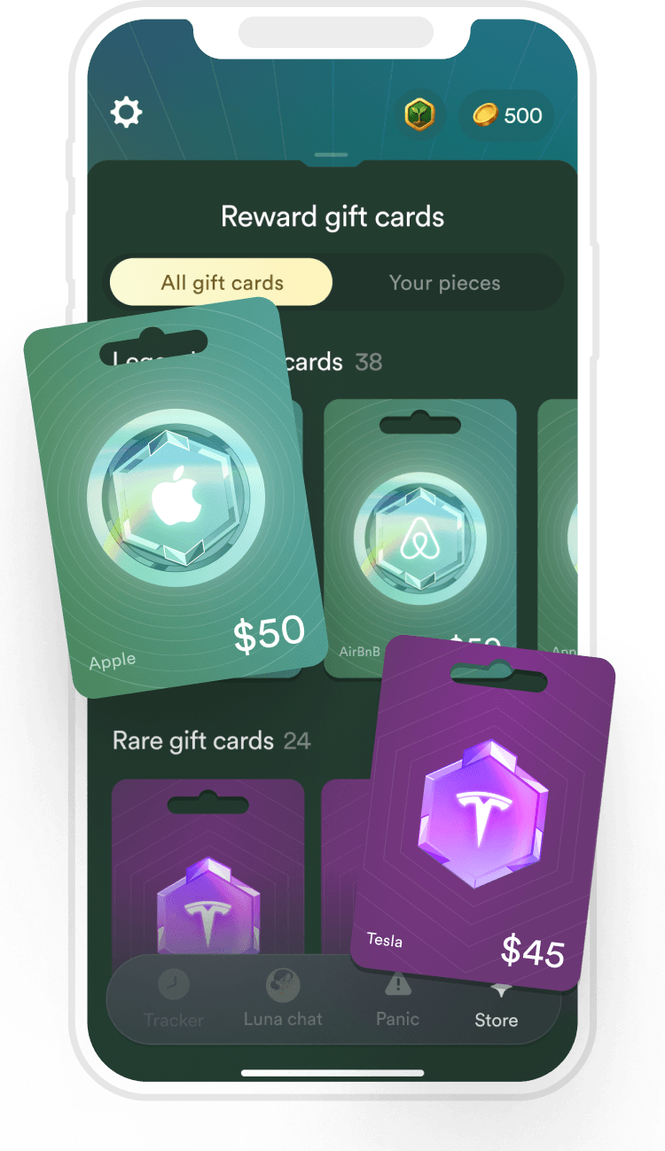 Redeem rewards and gift cards